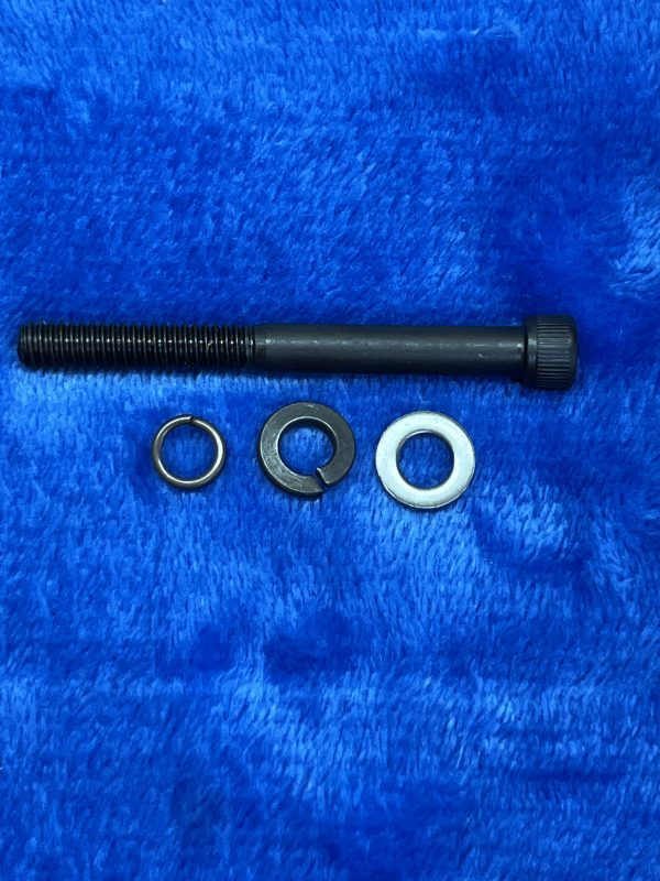 Contender 2.5" Black oxide Steel grip bolt and washers