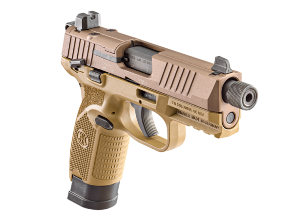 FN 502 Tactical FDE .22LR with 10rd magazines