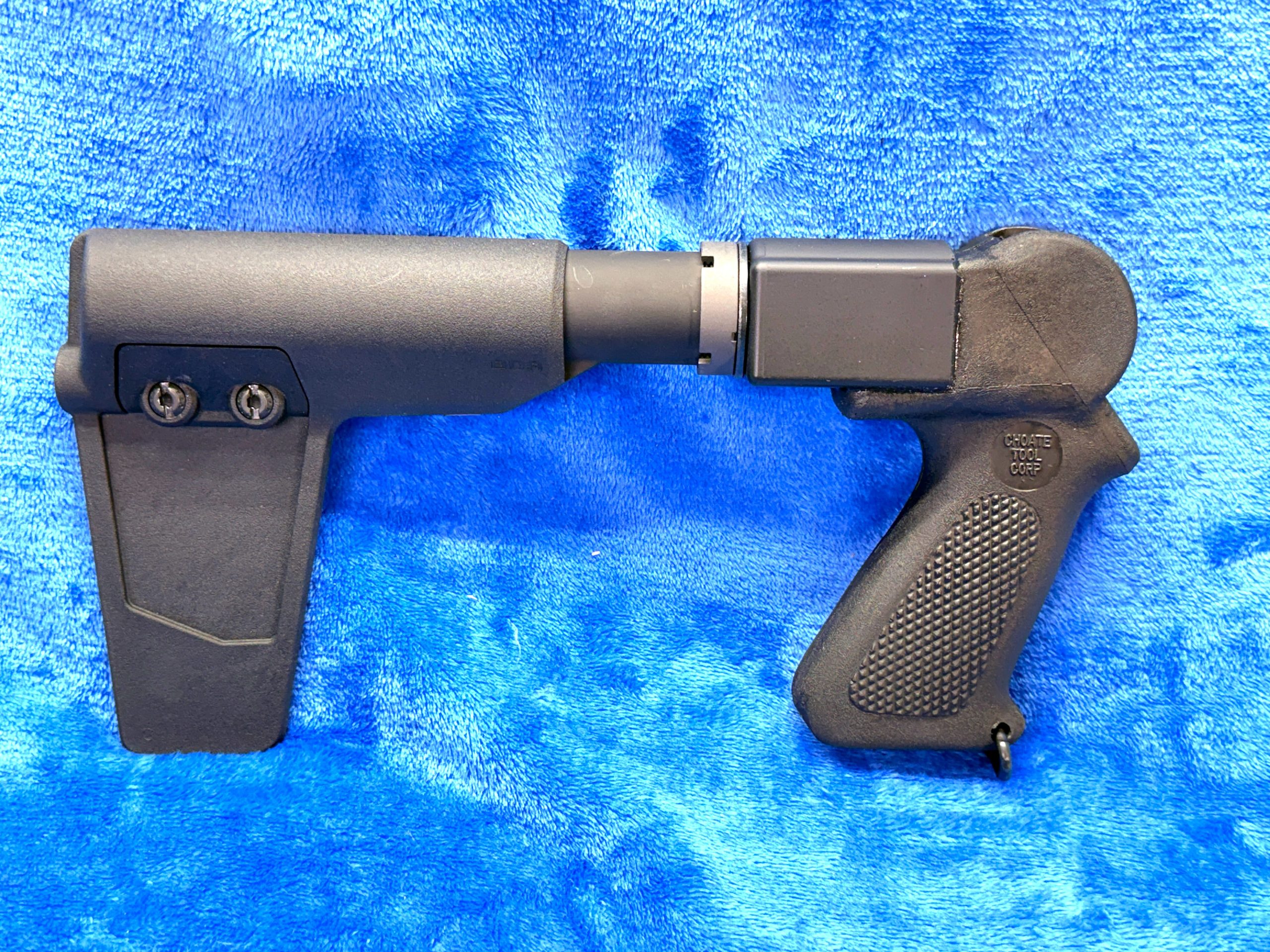 Non-adjustable pistol stabilizer brace for a Thompson Center Arms Encore or ProHunter