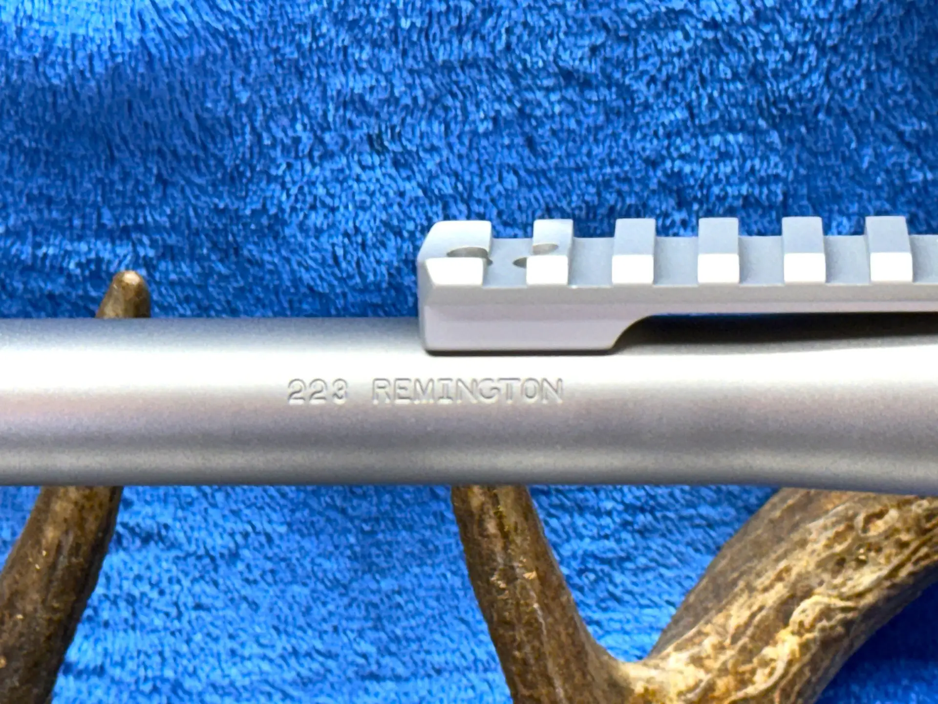 223 Remington on side of barrel